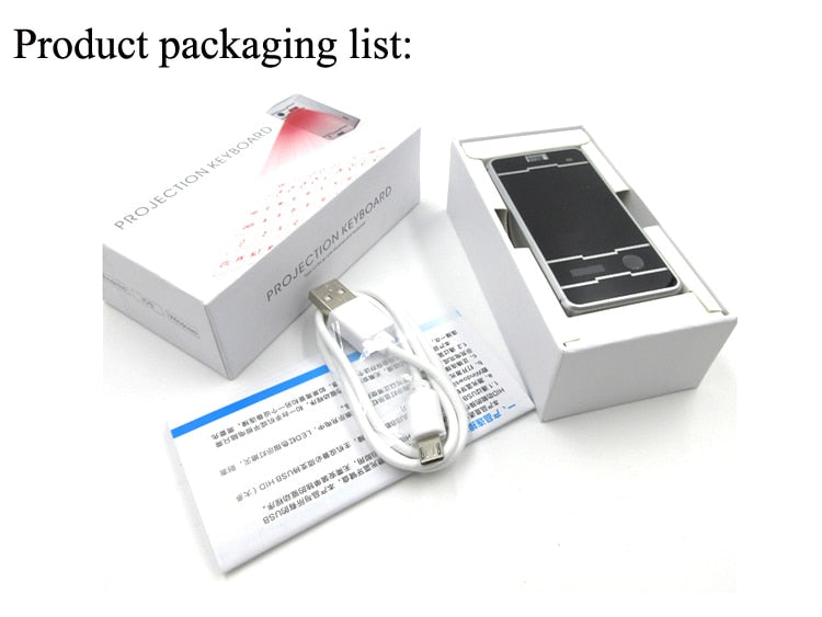 Portable Bluetooth Wireless Virtual Projection Keyboard