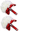 White Ivory Bridal Bridesmaid Flower Wedding Bouquet Artificial Flower Rose Bouquet Crystal Bridal Bouquets - Korvel