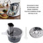 Coupe-fromage à légumes pour Thermomix TM5 et TM6