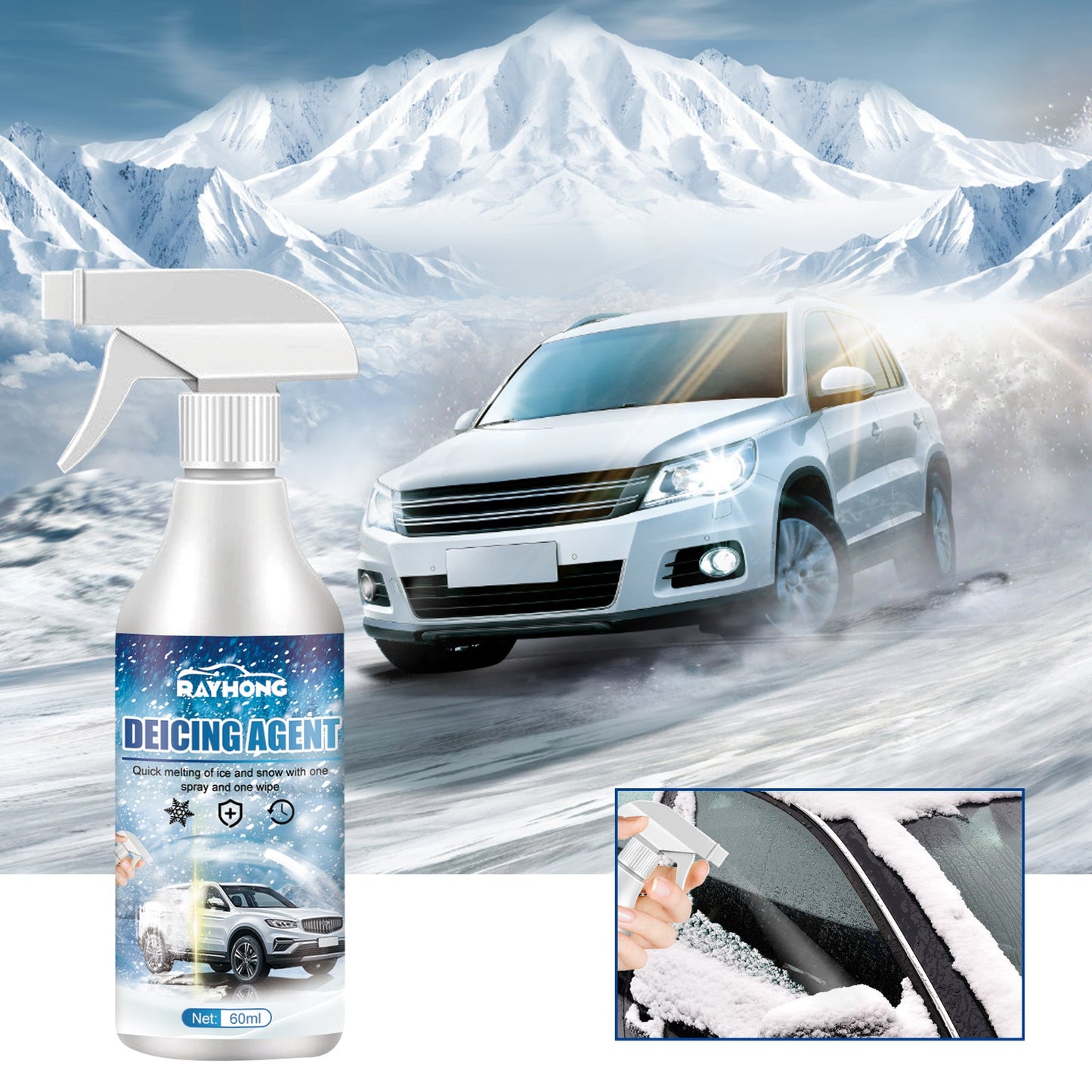 Premium Quick Melting Snow Remover for Windshields