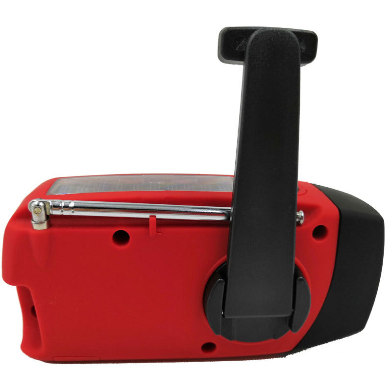 Portable multi - func hand - crank, emergency gen, solar radio, shockproof, FM/AM/WB/NOAA, power bank - Korvel