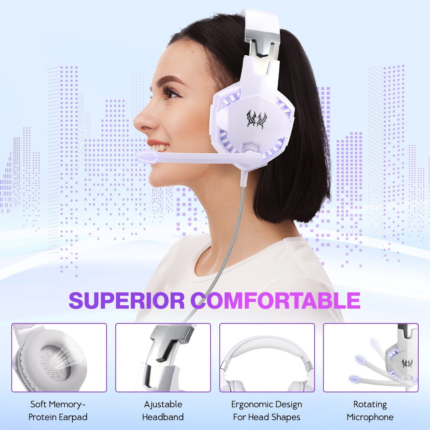 G2000 Wired Gaming Headset for Immersive Audio Experience