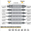 GripOut Screw Extractor Set - 6-Piece Tool Kit
