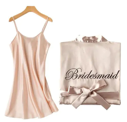 Elegant Bridal Bridesmaid Robe