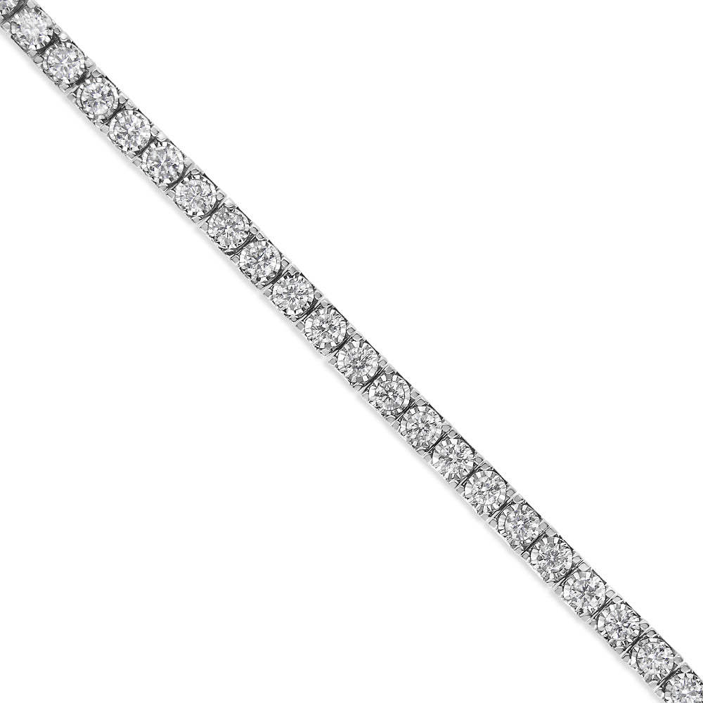 Bracelet de tennis en diamant cultivé en laboratoire en or blanc 14K 2.0 Cttw