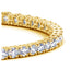 Bracelet de tennis en diamant cultivé en laboratoire en or jaune 14 carats