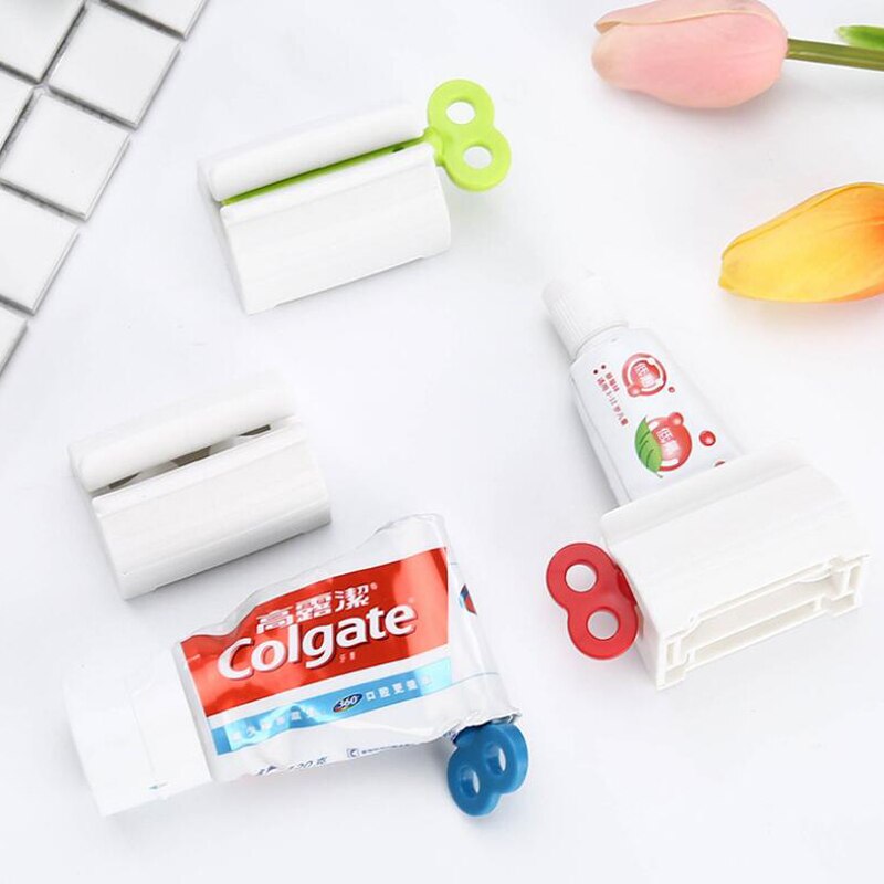 Bathroom Accessories Toothpaste Device Multifunctional  Dispenser Facial Cleanser Squeezer Clips Manual Lazy Tube Squeezer Press - Korvel