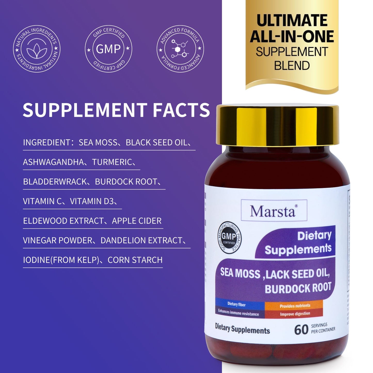 Sea Moss Capsules - Korvel
