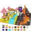 My Building World Magnetic Cube DIY Cherry Blossom Mountain Children's Educational Puzzle Assembly Toy Gift - Korvel
