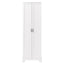 Storage Cabinet with Two Doors for Bathroom, Office, Adjustable Shelf, MDF Board, White - Korvel