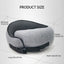 Memory Foam Neck Travel Pillow: Soft, 360° Head Support, for Home, Plane & Car - Korvel