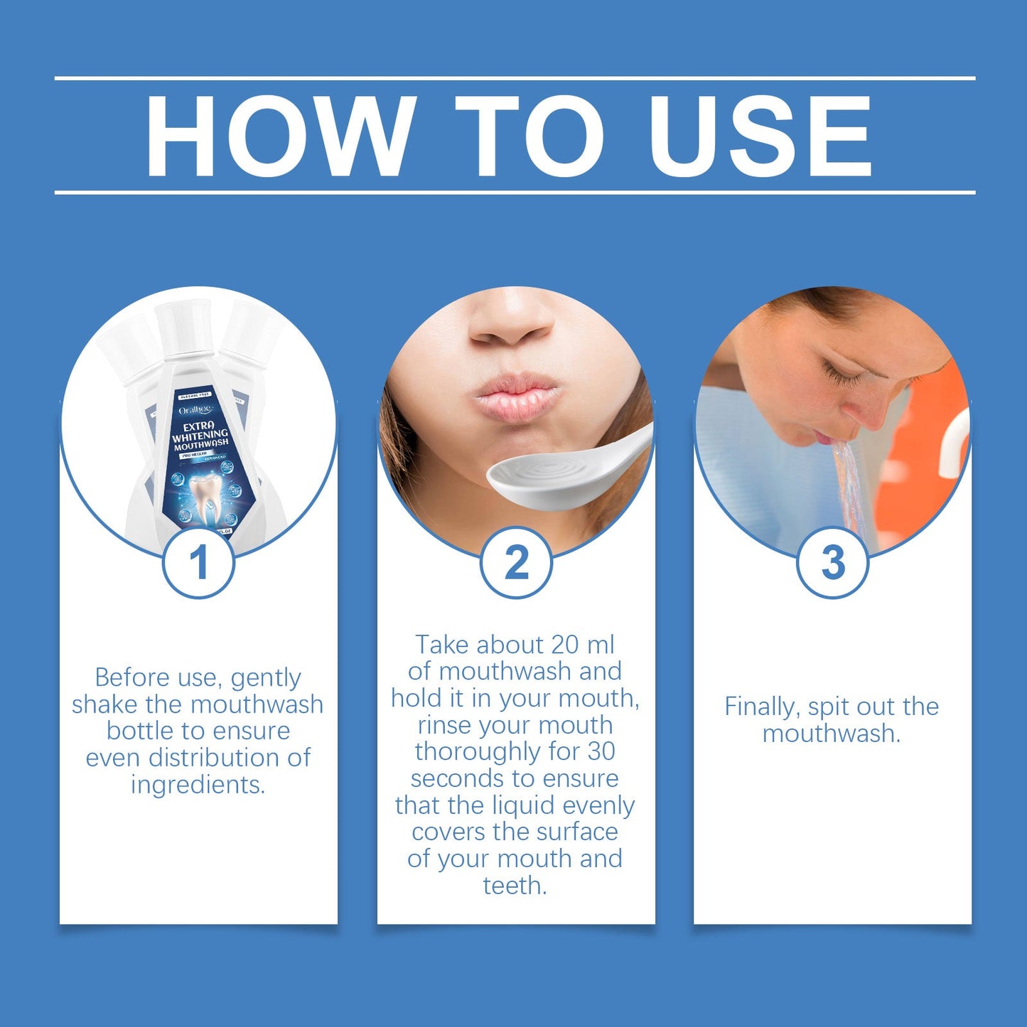 Dental Mouthwash, A Refreshing Minty Mouthwash With Gentle Ingredients To Clean Daily Dental Care - Korvel