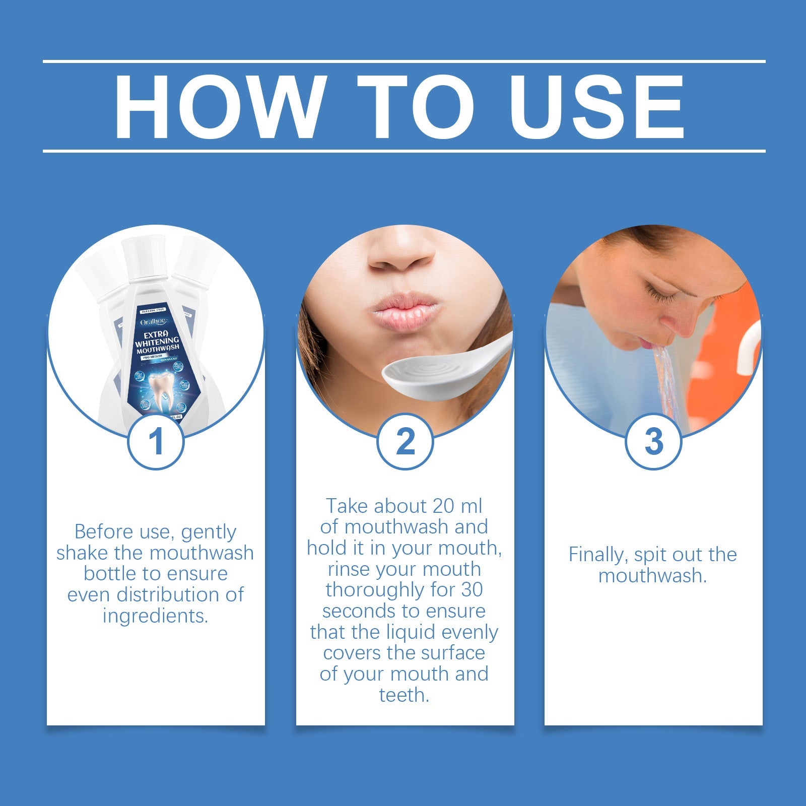Dental Mouthwash, A Refreshing Minty Mouthwash With Gentle Ingredients To Clean Daily Dental Care - Korvel