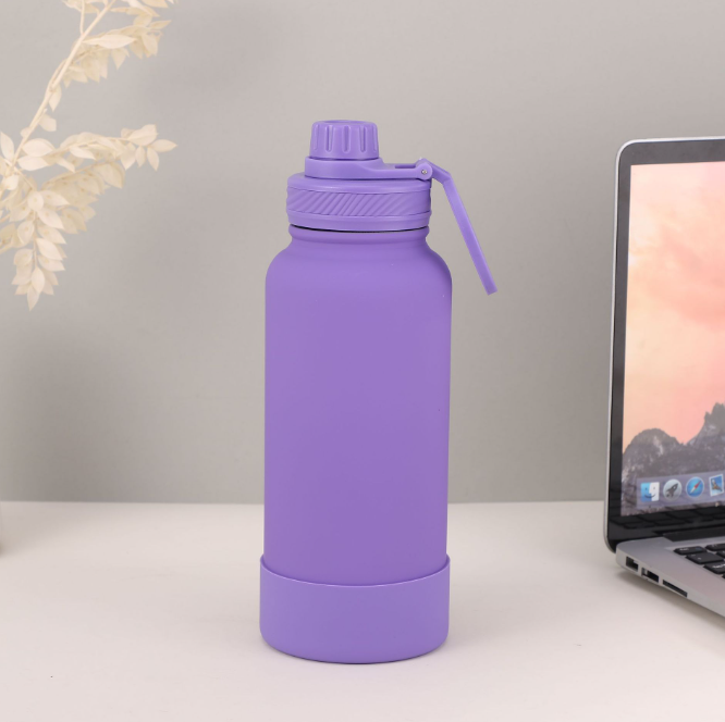 Support de téléphone magnétique et bouteille d'eau en acier inoxydable isolée