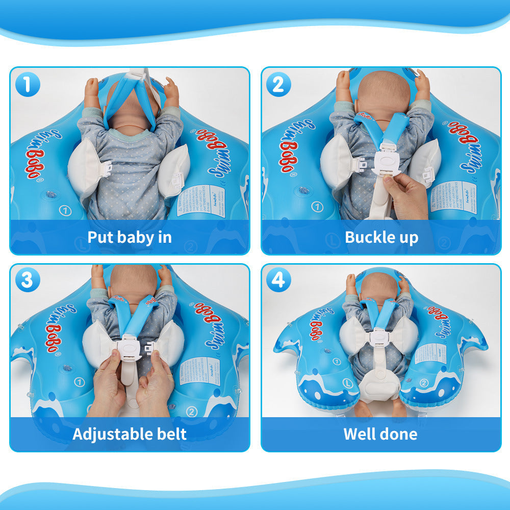 Swimbobo Baby Swimming Ring with Canopy - Shark Design