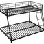 Metal Twin over Full Bunk Bed/ Heavy-duty Sturdy Metal/ Noise Reduced/ Safety Guardrail/ CPC Certified/ No Box Spring Needed - Korvel