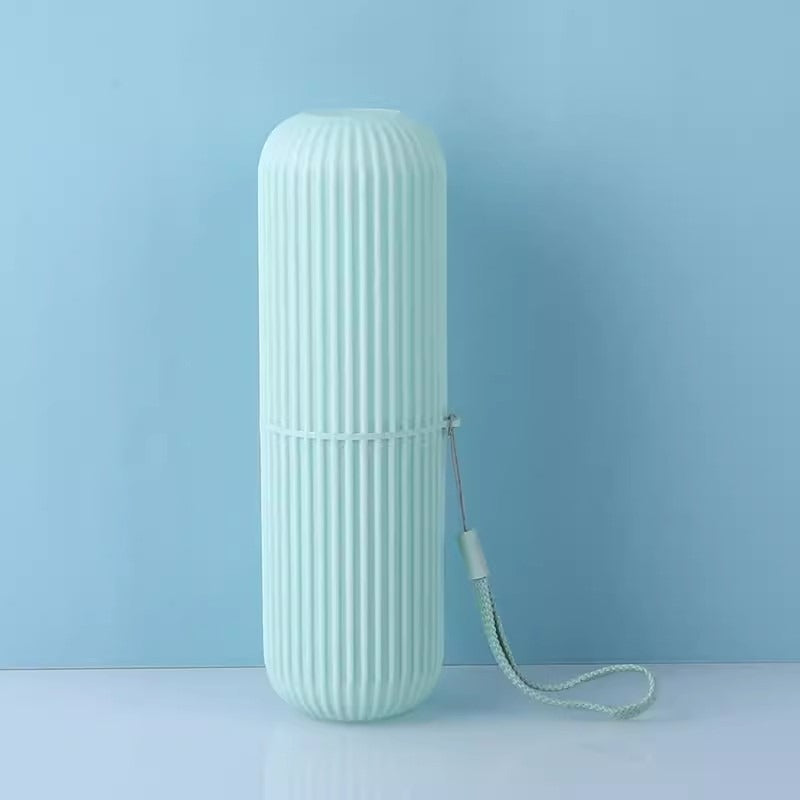Plastic toothbrush box portable toothbrush cup brushing teeth mouthwash cup and dental cylinder - Korvel