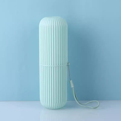 Plastic toothbrush box portable toothbrush cup brushing teeth mouthwash cup and dental cylinder - Korvel