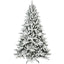 7FT Flocked Christmas Tree - Premium Artificial Decor