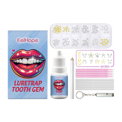 Kit de décoration de prothèses dentaires pour un sourire unique
