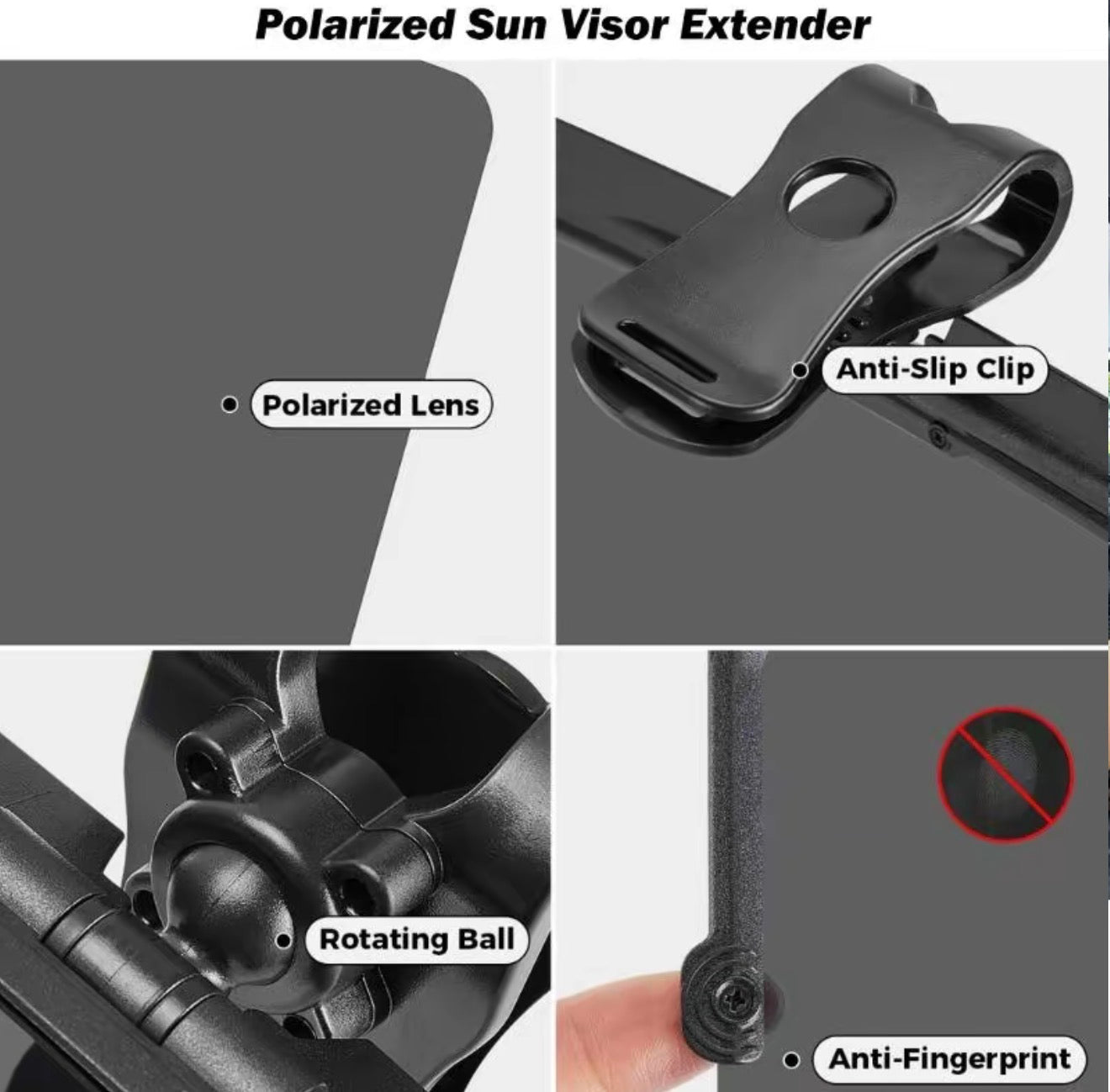 Extensor de Visera GlareGuard para Mayor Comodidad al Conducir