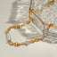 Collier Étoile Cœur en Acier Inoxydable Plaqué Or
