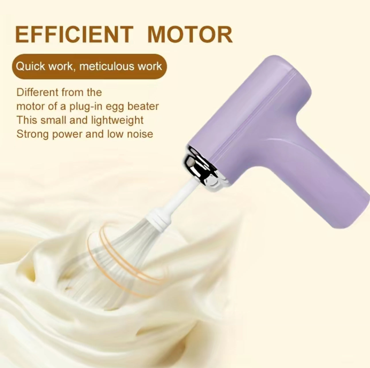 WhipCharge Hand Mixer - Korvel
