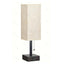 Linen 90 square desk lamp zipper switch three color temperature variable light A+C USB charging - Korvel