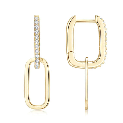 925 Sterling Silver Moissanite Earrings - Korvel