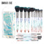 15 pcs Makeup Brushes Diamond Crystal Handle Makeup Tools Foundation Eyeshadow Brush - Korvel