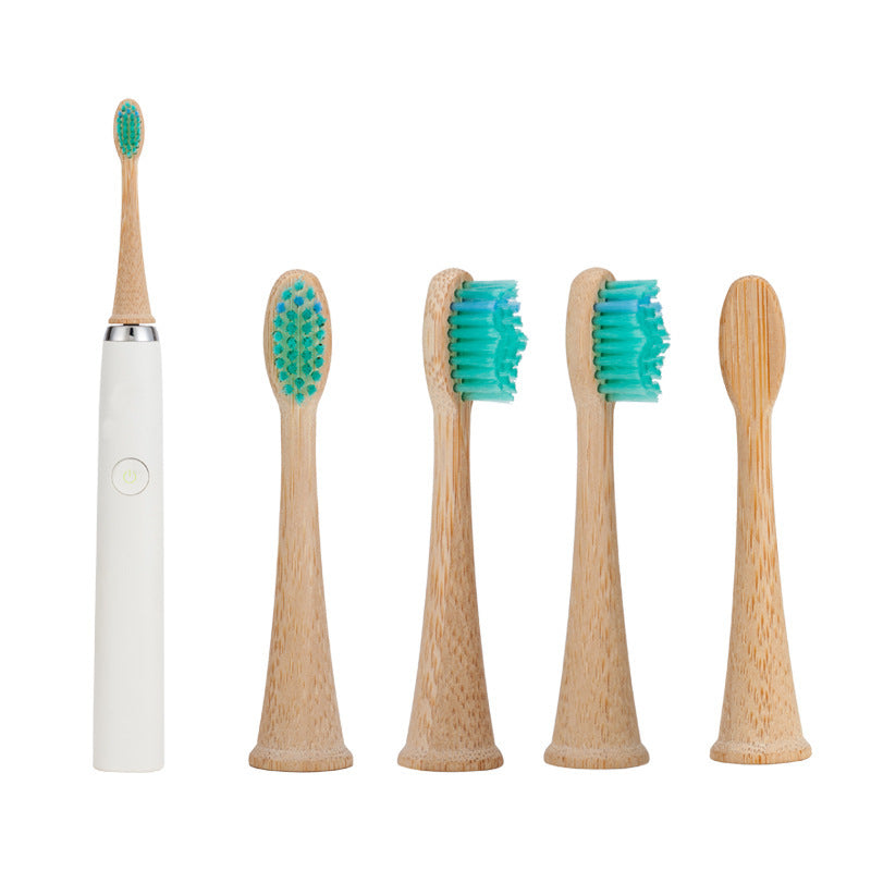 Bamboo toothbrush head compatible with Philips HX3/6/9 series electric toothbrush DuPont hair bamboo toothbrush head - Korvel