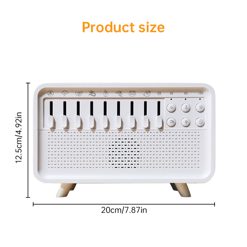 Diffuseur d'arôme à bruit blanc ajustable avec haut-parleur Bluetooth