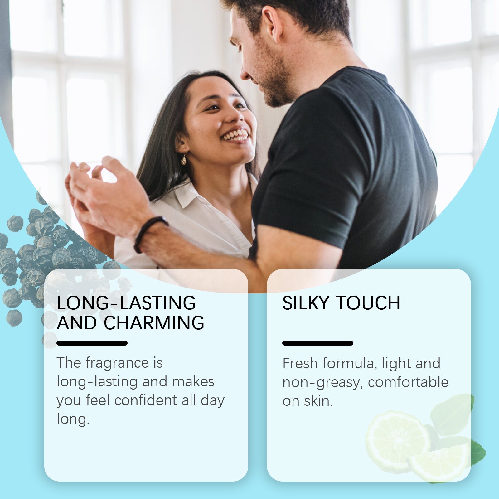 Cupid Series Ball Perfume Fresh Cologne Tone Light Elegant Lasting Fragrance Dating Charm Perfume - Korvel