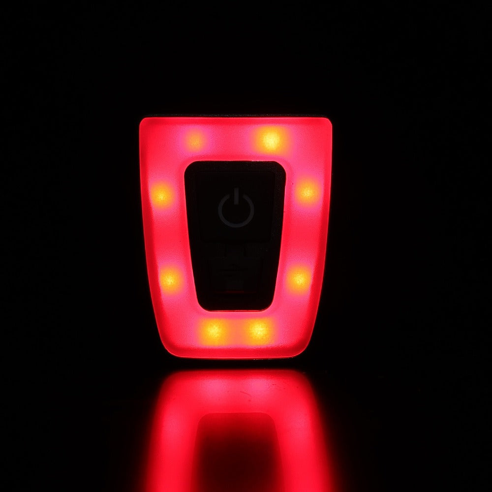 Bicycle taillights, mountain night riding warning lights, helmet taillights, USB charging warning flashlights, riding equipment - Korvel