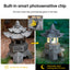 Solar-Powered Zen Garden Decor: Pagoda Lanterns & Statues - Korvel