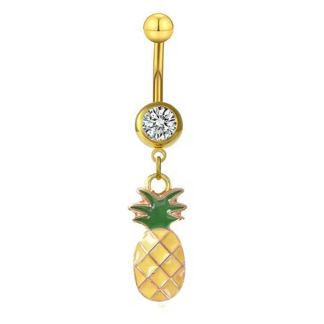 Navel Ring Creative Bat Bee Navel Buckle Navel Ring Body Piercing Jewelry - Korvel