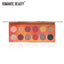 Romantic Beauty 12 Color Dazzle Eye Shadow Plate Pearlescent Matte Finish Eye Shadow Makeup - Korvel