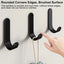 12Pcs Self Adhesive Hooks Heavy Duty Stainless Steel Wall Hooks Waterproof Sticky Hooks Bathroom Hang Towels Keys Coat Bags - Korvel