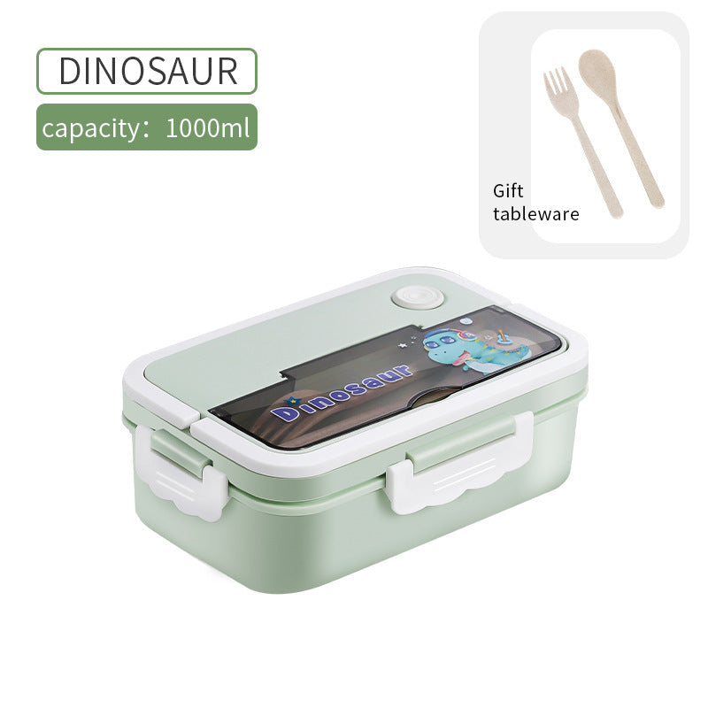 Cartoon fashion leak-proof sealed microwaveable lunch box lunch box lunch box - Korvel