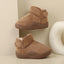 Winter Baby Girl Shoes Toddler Snow Boots Infant Plush Warm Kids Ankle Boots Boys Cotton Shoes - Korvel