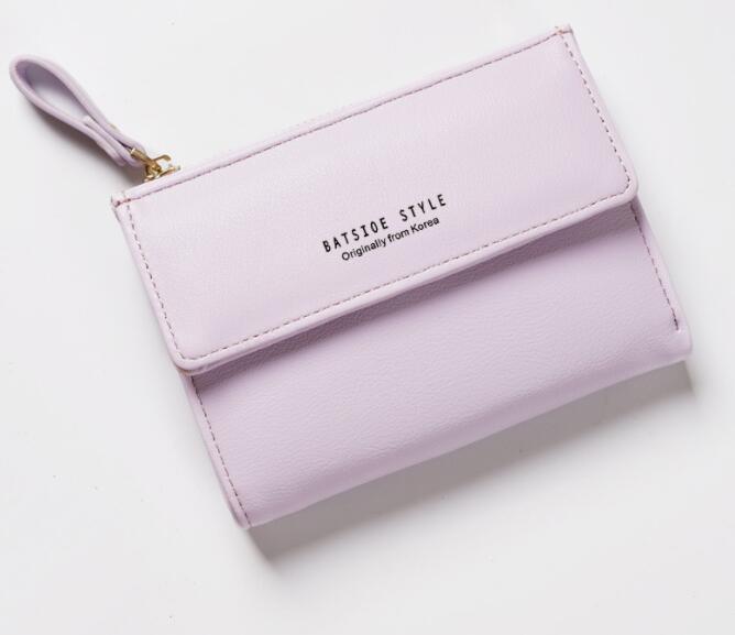 Women's Short Wallet Women's Wallet New Korean Version Small Wallet with Multiple Card Positions - Korvel