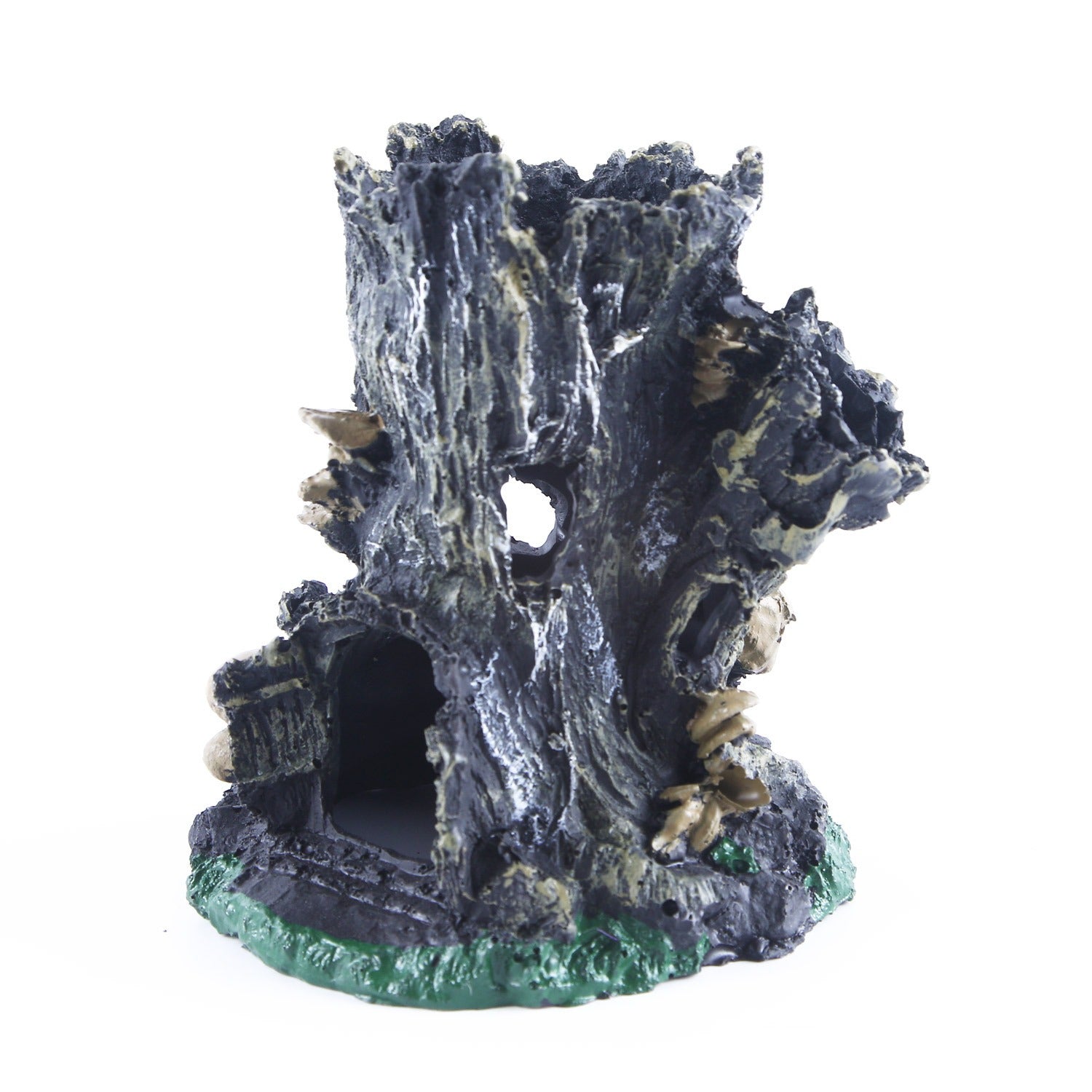 Fish tank pet shelter lizard house tree stump ornaments - Korvel