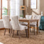 Nikki Collection Modern High-end Tufted Solid Wood Contemporary Velvet Upholstered Dining Chair 2-Pcs SetBeige - Korvel