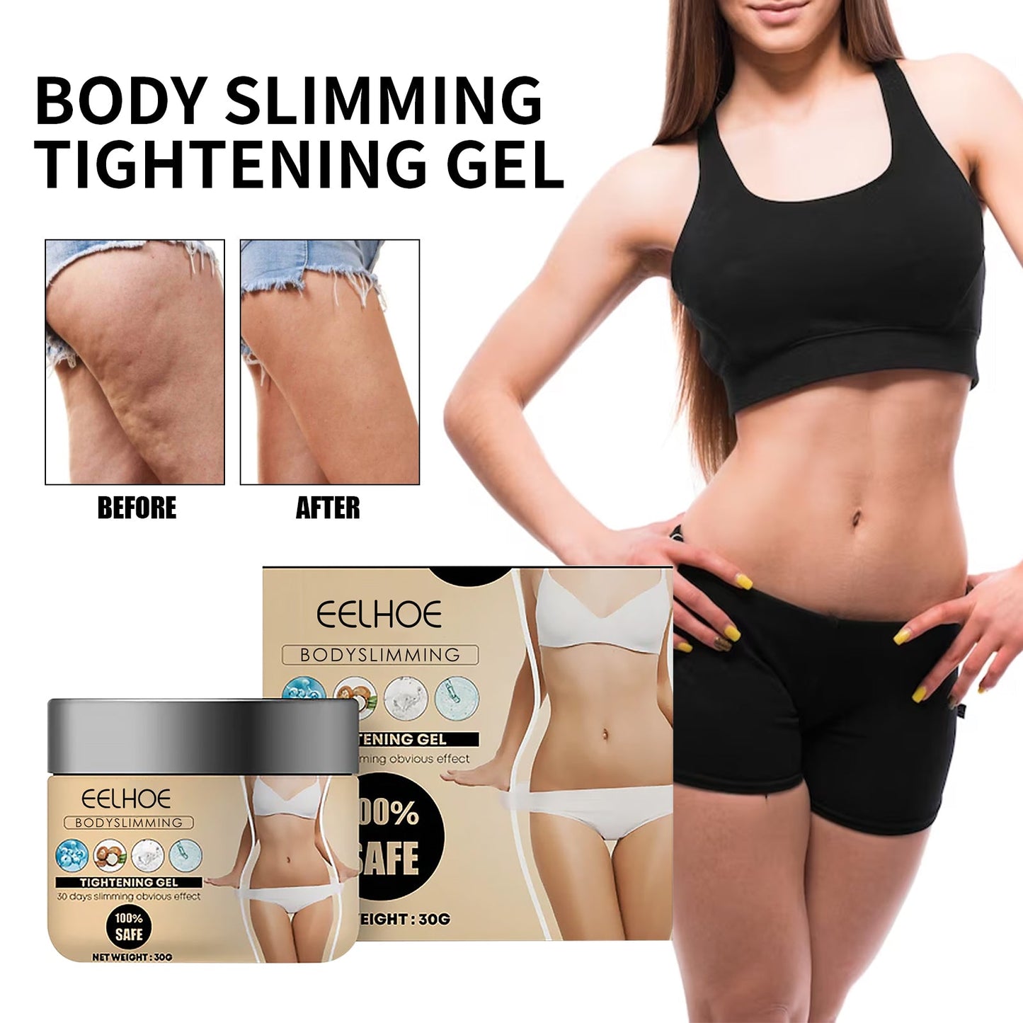 Gel raffermissant corporel premium pour des contours améliorés