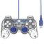 Transparent Shell USB Game Controller for PC and Consoles