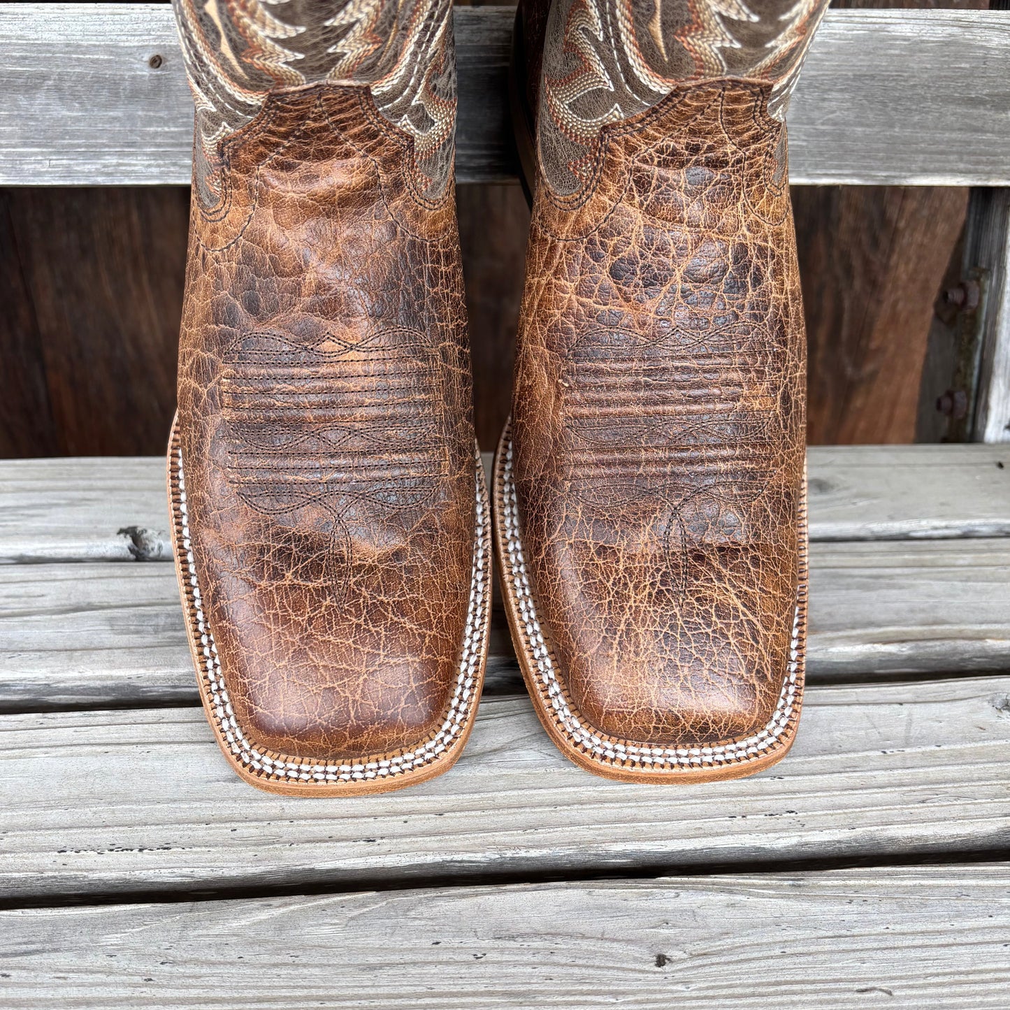 Ariat Rock Ridge Men's Western Boots - Saddle Brown - Korvel