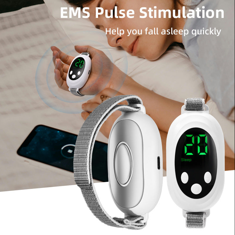 Portable Pulse Sleep Aid Relieves Insomnia Helps Fall Asleep Fast Handheld Sleeper - Korvel