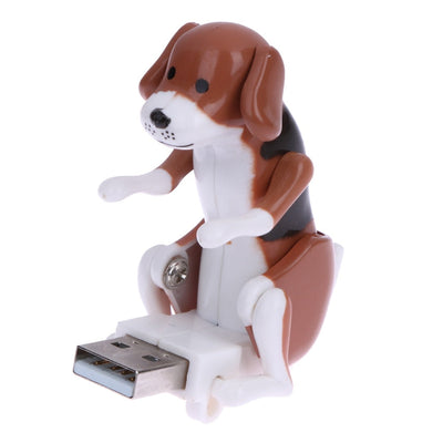 Portable Mini Cute USB 2.0 Funny Humping Spot Dog Rascal Dog Toy Relieve Pressure for Office Worker Best gift For Festival - Korvel
