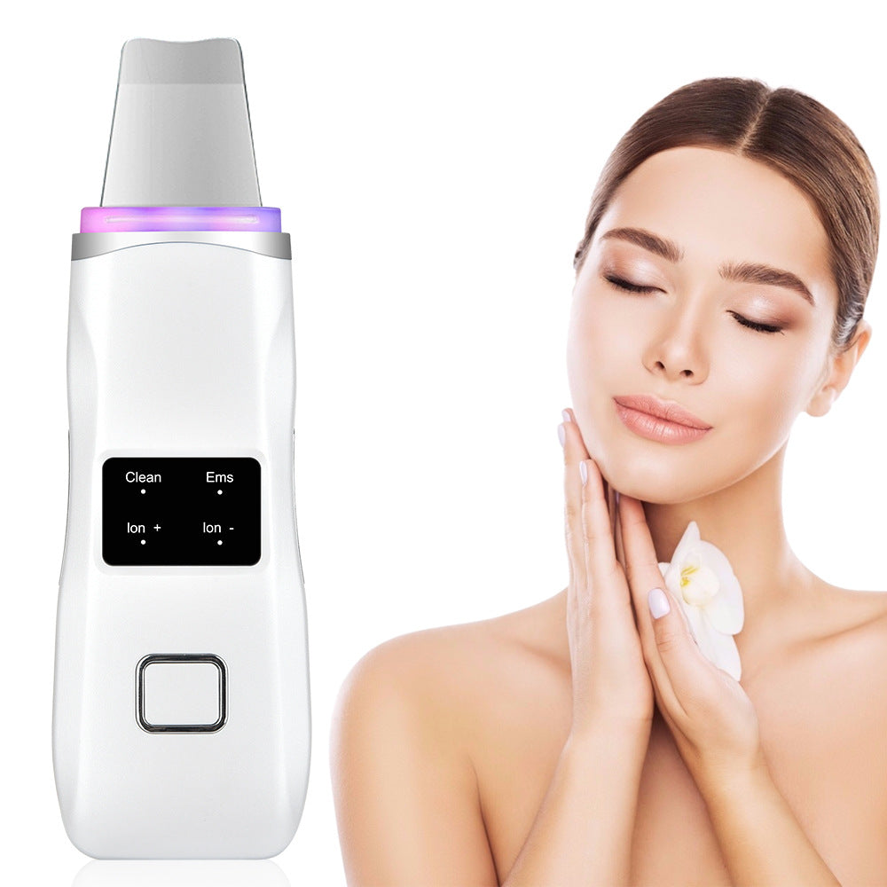 Ultrasonic Peeling Machine HailiCare Positive And Negative Ions Red And Blue Light To Remove Blackheads And Acne Beauty Instrument - Korvel