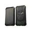 Wireless charging solar power bank 20000 mAh large capacity mobile phone outdoor power bank - Korvel